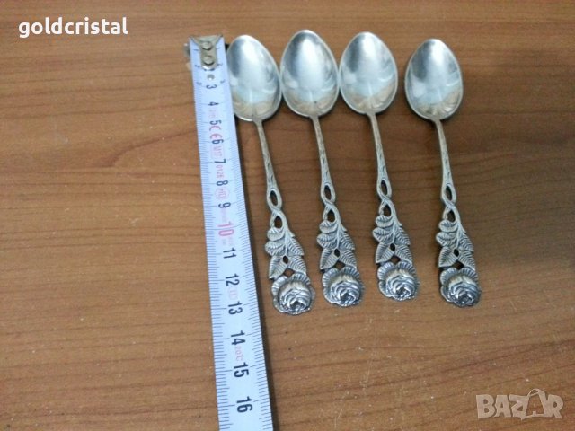 Немски посребрени лъжички , снимка 2 - Антикварни и старинни предмети - 38583683