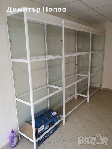 3 броя алуминиеви витрини , снимка 4 - Стелажи и щандове - 30370480