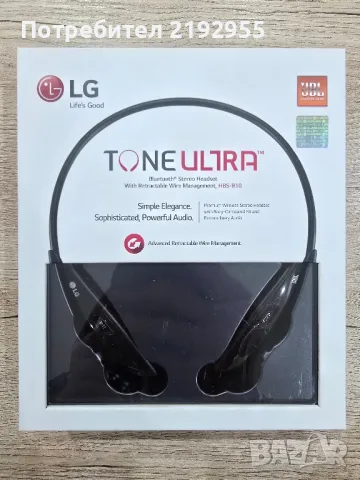 Bluetooth handsfree Слушалки LG HBS 810 JBL, снимка 2 - Bluetooth слушалки - 49427500
