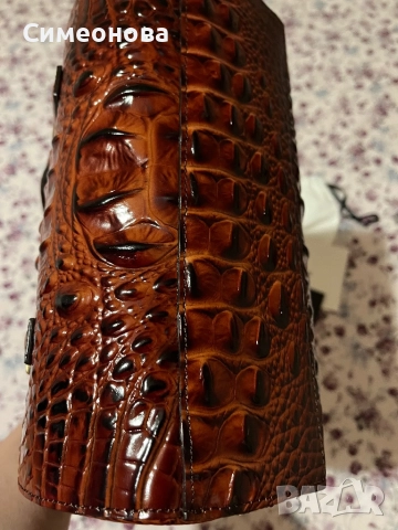 Дамска чанта естествена кожа, снимка 6 - Чанти - 52214855