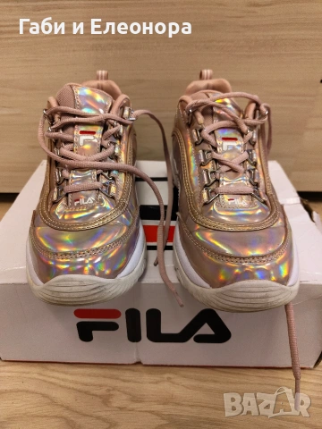 Fila - Сникърси Strada F Wmn 1010891.70C Розов Цвят: Розов, снимка 4 - Маратонки - 54246922