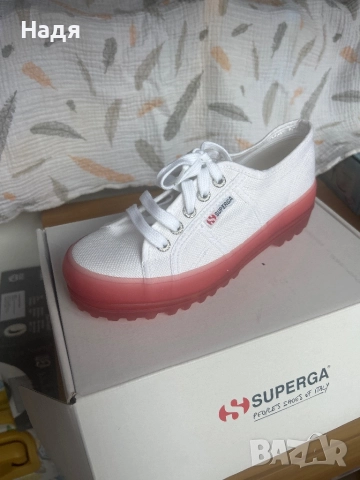SUPERGA бели кецове 37 , чисто нови