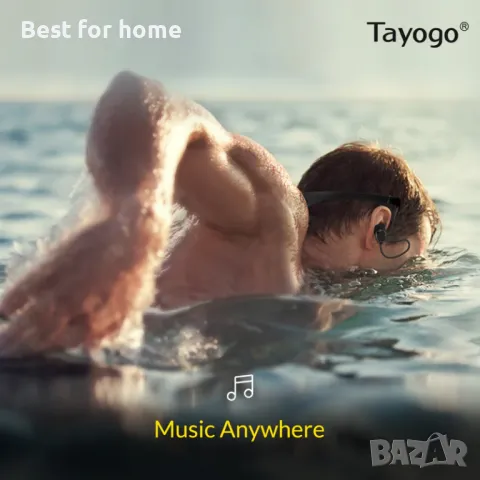 Водоустойчив Mp3 Bluetooth плейър за плуване Toyogo  IPX8 8GB, снимка 3 - Водни спортове - 48455822