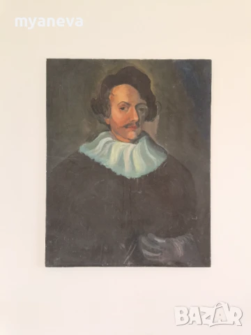 Елегантен портрет от холандския художник Х. Боост (H. Boost)  , снимка 7 - Картини - 51320908