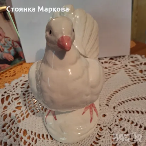 Голям гълъб-кашпа-Тайван, снимка 2 - Статуетки - 47727801