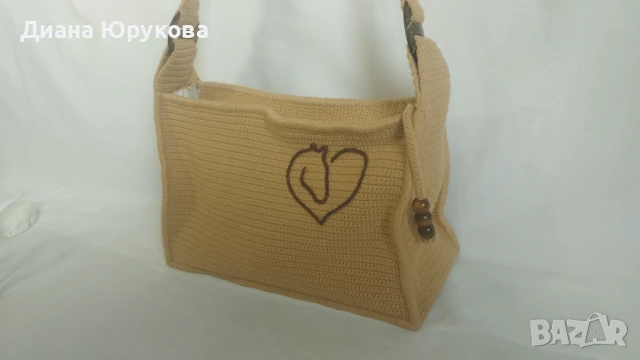 Дамска плетена чанта