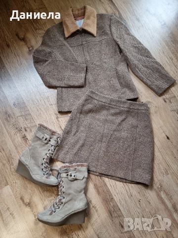 Дамски тоалет/костюм и ботуши (велур)