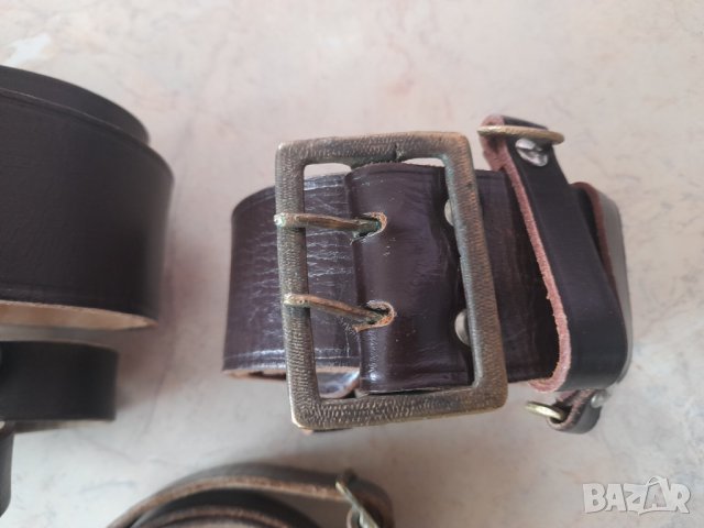 Царски кожен колан 4 броя, снимка 4 - Колекции - 42493563