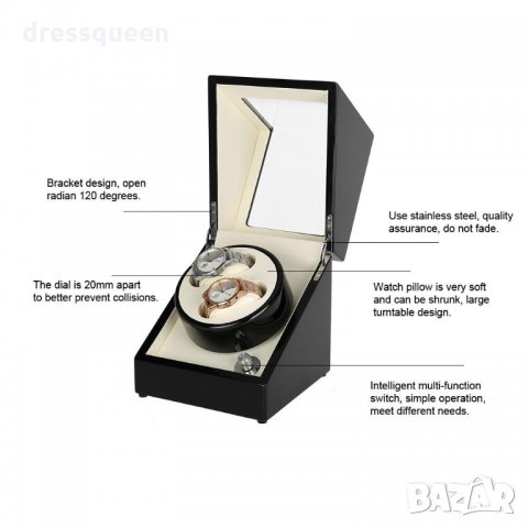 Атоматична кутия за навиване на 2бр часовника, снимка 15 - Други - 30379702