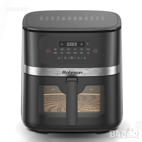 Фритюрник Airfryer Rohnson R-2867 * Гаранция 2 години, снимка 7 - Фритюрници - 51987913