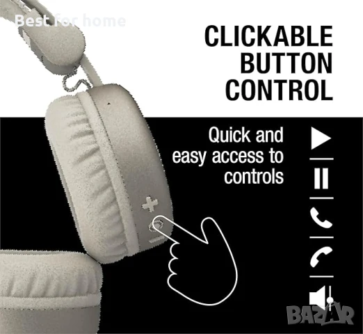 Bluetooth слушалки с микрофон и гласов асистент,3 цвята-черен, лилав, кремав, снимка 3 - Bluetooth слушалки - 51062907