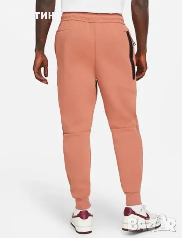 Мъжко долнище Nike Tech Fleece Mineral Clay Onyx - размер L, снимка 5 - Спортни дрехи, екипи - 48235653