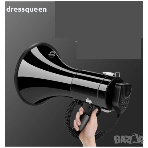 4918 Мегафон 40W с вграден плеър: USB вход, Запис и акумулаторна батерия