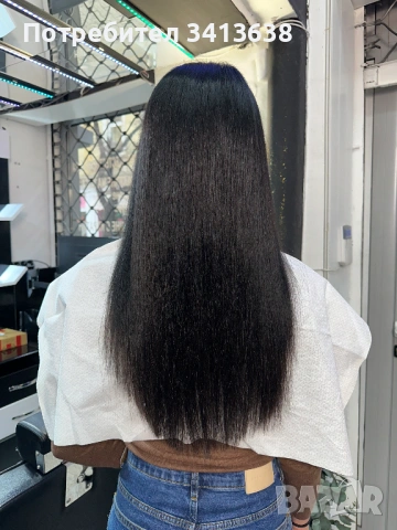 Продавам треса за коса – тъмно кестенява, запазена, снимка 3 - Други - 54013625