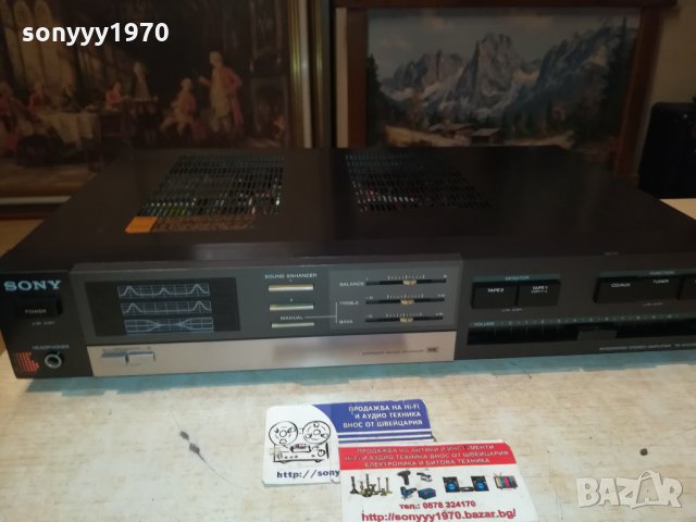 SONY TA-AX22 BLACK AMPLI-JAPAN 1801221637, снимка 2 - Ресийвъри, усилватели, смесителни пултове - 35479210