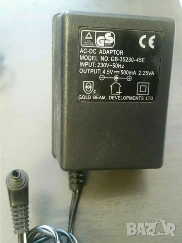 ЗАХРАНВАЩ АДАПТЕР 4.5V/500MA, снимка 1