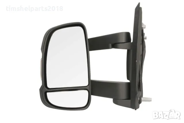 Огледало ДЪЛГО РАМО за Citroen Jumper, Peugeot Boxer, Fiat Ducato след 2006 год - Шофьорска страна