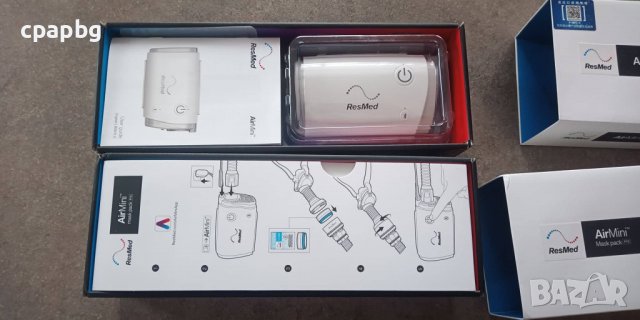 Aвтоматичен CPAP Апарат за сънна апнея ResMed AirMini Travel, снимка 4 - Медицинска апаратура - 37381674