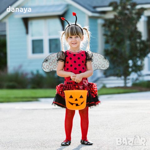 1743 Halloween кофичка за бонбони и лакомства Тиквен фенер, снимка 2 - Други - 30480854