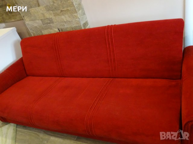 ИЗГОДНО! Холна гарнитура разтегателен диван + ПОДАРЪК 2 кресла