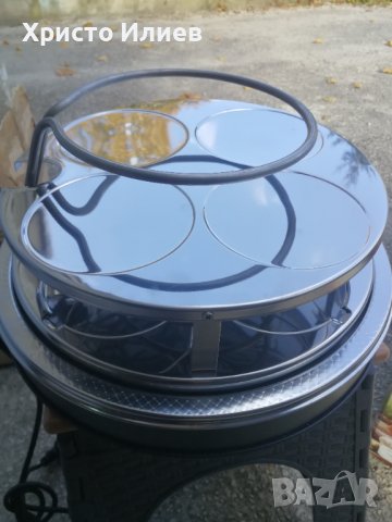 Фурна за пица 3 в 1 Скара Пещ за Мини пици Пицарка Emerio, снимка 12 - Печки, фурни - 42727863