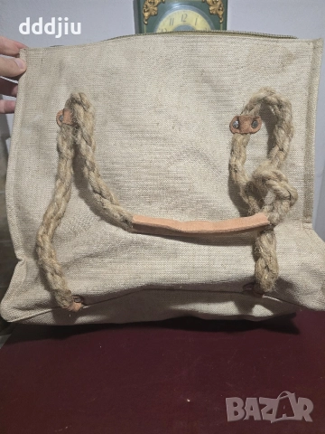 Стара ленена чанта СПОРТ ТОТО Sofia Mitsucoshi , снимка 6 - Колекции - 52647216