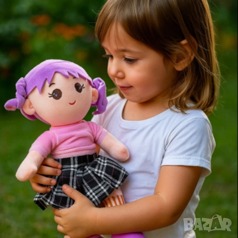 Очарователни парцалени кукли, говорещи на български език, с височина 50 см, снимка 6 - Кукли - 52038024