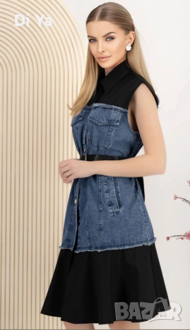 Нова  дънкова рокля на Elsa.M by may, снимка 3 - Рокли - 51678847