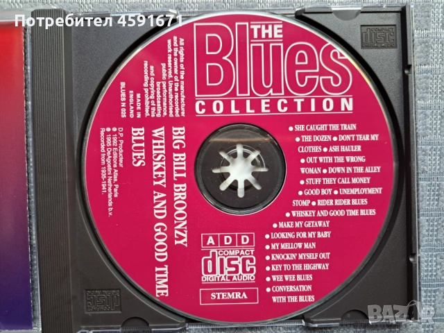 Big Bill Broonzy – Whiskey And Good Time Blues, снимка 2 - CD дискове - 53108834