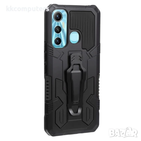 Infinix Hot 11 Удароустойчив Ring Holder Калъф и Протектор, снимка 3 - Калъфи, кейсове - 50728043