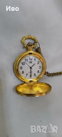 Красив джобен часовник с карета , снимка 3 - Антикварни и старинни предмети - 50409793