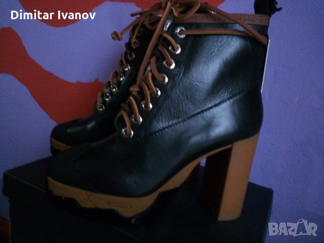 DIESEL, естествена кожа, номер 39, снимка 2 - Дамски обувки на ток - 35404521