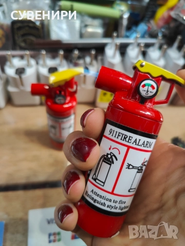 Запалка под формата на пожарогасител, снимка 2 - Запалки - 52440982