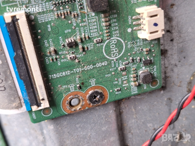 T-CON 715GC612-T01-000-004D за 50-инчов телевизор PHILIPS Модел 50PUS7607/12 , с дисплей TPT500WR-QU, снимка 3 - Части и Платки - 51764063