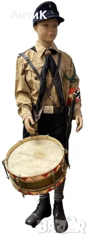 Маршов Барабан Бранник Хитлерюгенд, снимка 2 - Антикварни и старинни предмети - 49433054