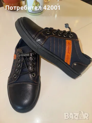 Стилни кожени обувки Mat star, 33 номер, Нови