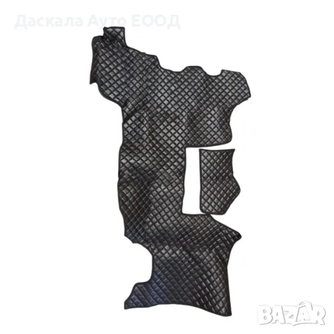 Черни кожени стелки за Комбиниран багер Хидромек Алфа Caterpillar Еxcavator Alfa , автоматик