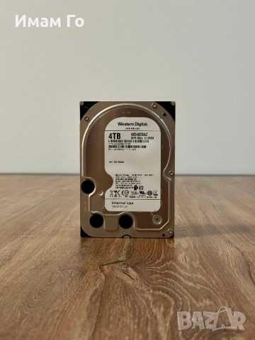 Western Digital 4TB – Тих и икономичен HDD за PC / Архив (WD Blue Class)