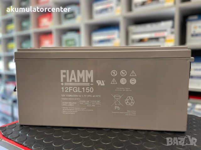 Тягов гелов акумулатор Fiamm 150Ah, снимка 1 - Части - 37139060