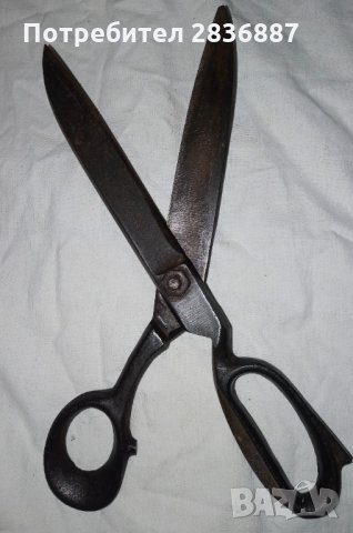 Антични големи шевни ножици GERLACH Полша 1930-те, снимка 8 - Антикварни и старинни предмети - 35511376