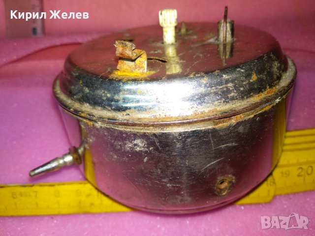 РОДИНА Стар КОЛЕКЦИОНЕРСКИ МЕХАНИЧЕН БЪЛГАРСКИ БУДИЛНИК РАНЕН СОЦ 13681, снимка 18 - Антикварни и старинни предмети - 44466080