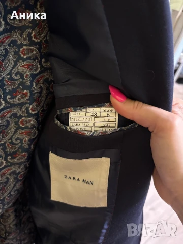 Мъжко сако - Зара, снимка 5 - Сака - 51320704