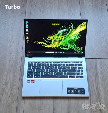 15.6' IPS Acer Aspire AMD Ryzen 5 7520U/16GB DDR5/512GB SSD/AMD Radeon 610M