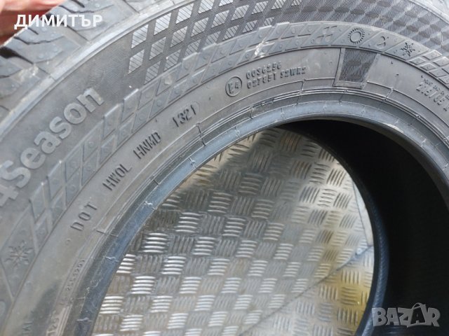 2бр.всесезонни CONTINENTAL 215/65/16C DOT1321-ЦЕНАТА Е ЗА БРОЙ, снимка 8 - Гуми и джанти - 42831858