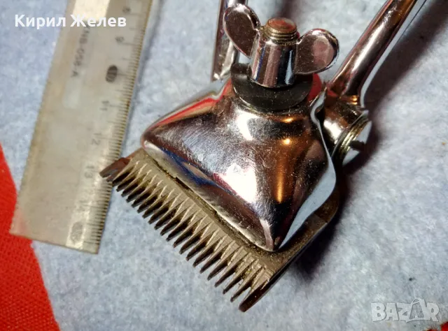 MADE in CHINA Стара МАШИНКА За ПОДСТРИГВАНЕ КЛАСИЧЕСКИ РЕТРО МОДЕЛ За КОЛЕКЦИЯ 48325, снимка 9 - Антикварни и старинни предмети - 47597919