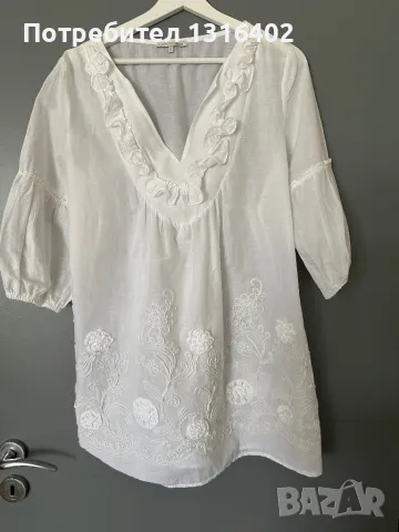 Памучна рокля туника размер S, снимка 1