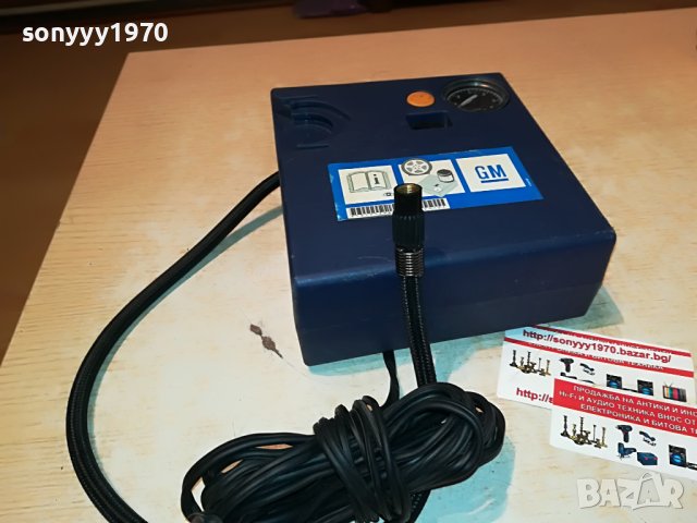 GM-12V КОМПРЕСОР ЗА ПОМПАНЕ НА ГУМИ 1408221712, снимка 3 - Аксесоари и консумативи - 37691295