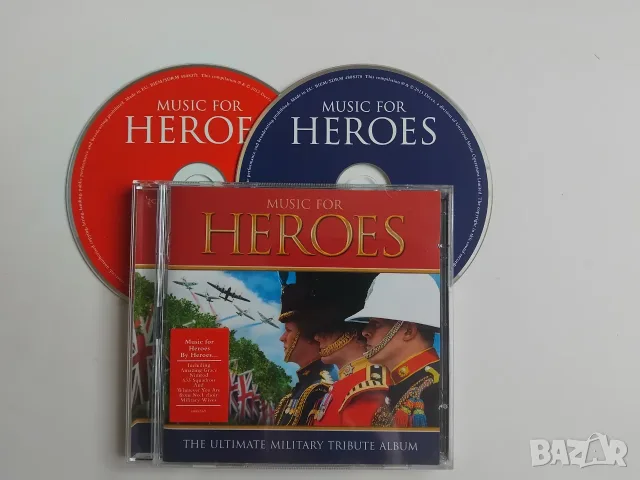 Music for Heroes -CD1 + CD2 оригинален двоен диск музика