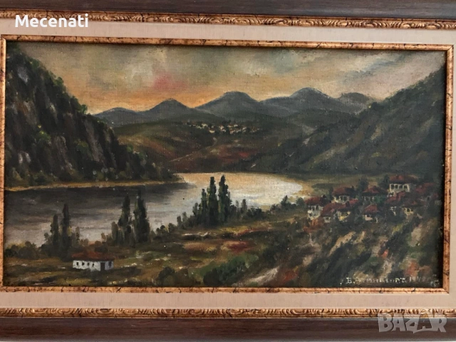 Венетка Атанасова (1905 - 1980) масло, снимка 3 - Картини - 53110692