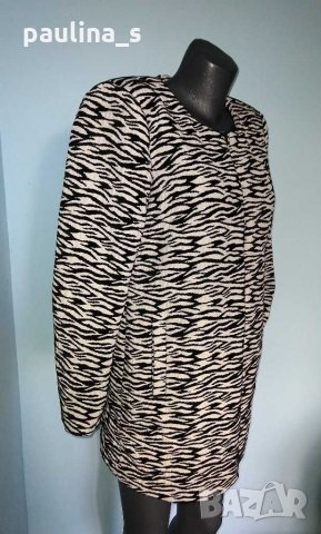 Преходно палто тип манто / Зебра принт / шарка "Vero Moda", снимка 13 - Палта, манта - 29574307